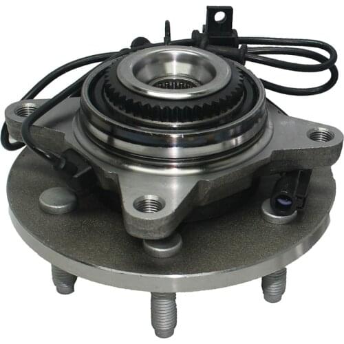 Front Wheel Bearing & Hub Assembly For 2009 2010 Ford F-150 4WD 6 Bolt w/ABS