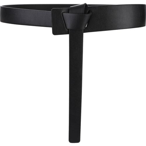 New Cowskin Knotted Belt Female Genuine Leather Dress Waistbands Fashion Woman Wide Long Bow DIY Strap Waist Seal wedding girl