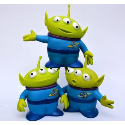 3 Styles Toy Story Aliens Action Figure Dolls Toy Story Cartoon Action Figure Toys Desktop Ornaments Gifts for Children