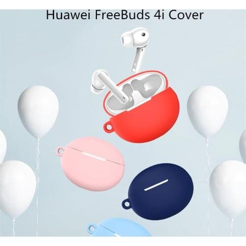 Silicone case for Huawei FreeBuds 4i case Cute wireless Bluetooth earphone protective cover for Huawei FreeBuds 4i case cover
