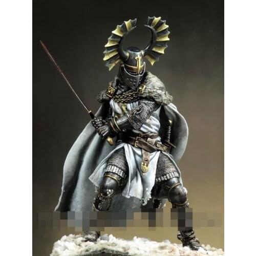 1/18 90mm Teutonic ancient warrior Knight high 90mm toy Resin Model Miniature Kit unassembly Unpainted
