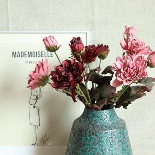 2 Heads little Lihua artificial flower artificial flower green plant INS Wind Wedding Home Artificial Flowers