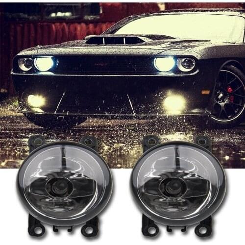 2Pcs Auto Car Driving Light DRL Fog Lamp H11 Bulbs 55W Light Right Left Side Light Bar/Work Light Parts & Accessories