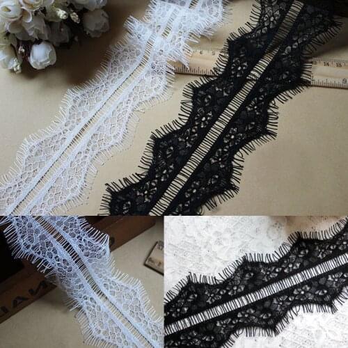 30meters 8.5cm Eyelash lace ribbon DIY Handmade accessories Garment needlework sewing Dress edge Underwear decoration 320