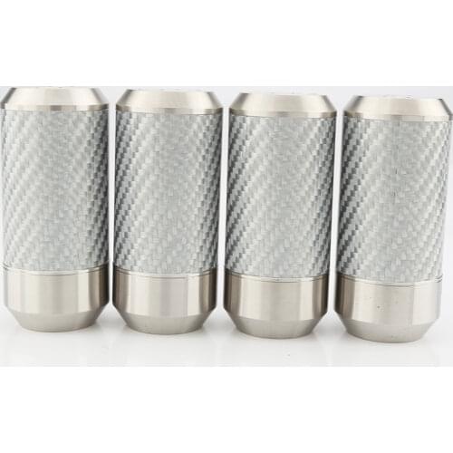 4x High Carbon fiber Speaker Audio Cable Wire Pants Boot Y splitter 1 to 2 PANT