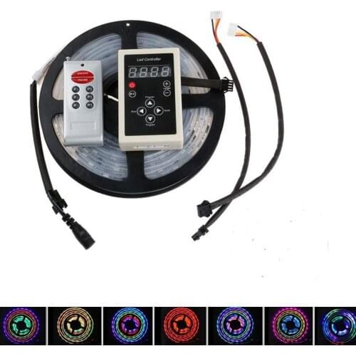 50M 5m/set 6803 133 Change 5050 RGB Dream Color LED Strip & 133 Change waterproof with RF Controller