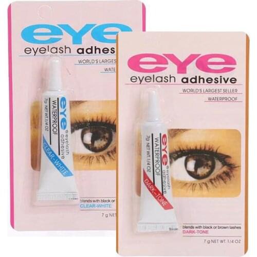 7g Black And White Mink Hair False Eyelashes Glue Multi-Purpose Beauty Lash Adhesive