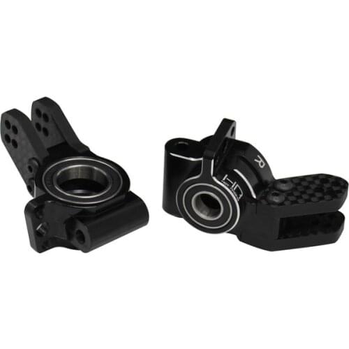 HR Aluminum Rear Hubs with Carbon Fiber Link Tabs for 1/8 Arrma Kraton BLX Talion BLW or Typhon BLX