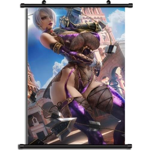 Soul Calibur Ivy Valentine Anime Wall Scroll Poster Home Decor Cosplay Uncensored