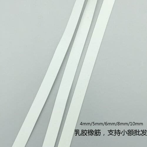 20mm White Swimwear Natural Latex Rubber Band