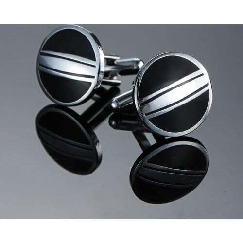 C-MAN1 Fashion mens shirts Cufflinks classic round Cufflinks French wedding shirt clothing accessories