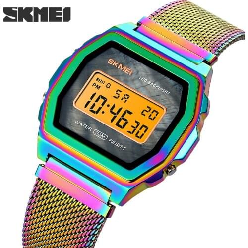 SKMEI Men Sports Watches Chronos Countdown Waterproof LED Digital Watch Man Military Wrist Watch Relogio Masculino Montre Homme