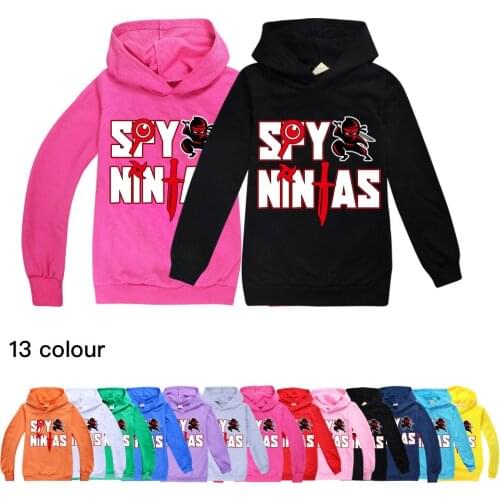 SPY NINJAS Game Hoodies KIDS Sweatshirt Children Clothes Hoodie Boys Girls Hooded Teen Kids Sportwear Tshirt Outfits