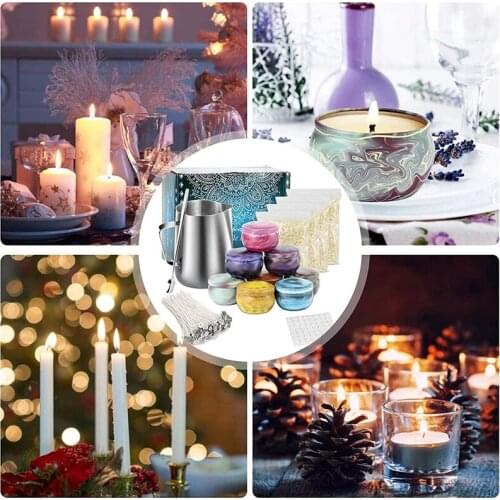 DIY Scented Candle Making Kit Supplies Gift Kit Candle Making Supplies Candle Making Pot Candle Wick Candle Wick Sticker