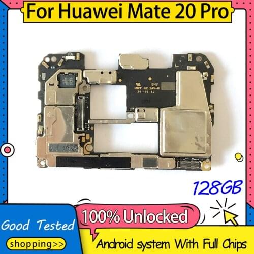100% Working 6G RAM Motherboard For HUAWEI mate 20 Pro,Unlocked Logic Board 128GB For Huawei mate 20 Pro Motherboard With Chips