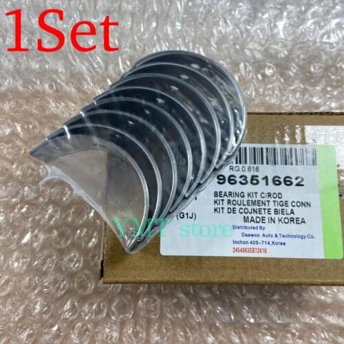 1Set Crankshaft Con Rod Bearing For Buick Excelle 1.6L Chevrolet Aveo Cruze Sonic Epica Daewoo Optra OEM# 96351662