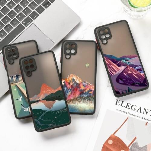 A52 A72 A92S Matte Painted Case for OPPO Realme 7 Pro Case Hard Cover For OPPO Realme 7i 7 C17 C11 C15 6 5 Case A31 A9 2020 F11