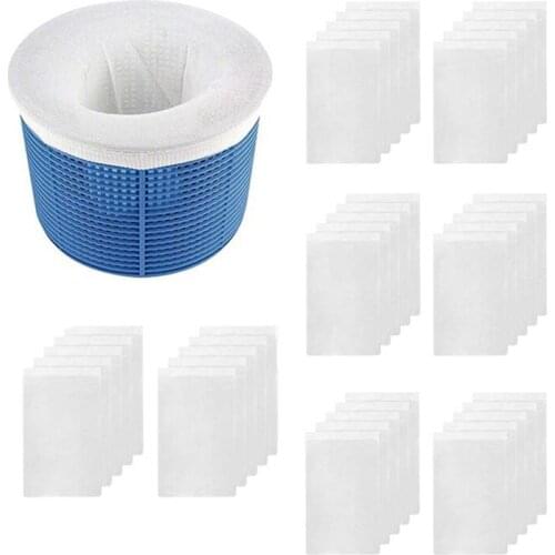 Pool Skimmer Socks,40 Pcs Pool Filter Basket Socks for Pumps, Filters,Skimmers, for In-Ground and Above Ground Pools CNIM Hot