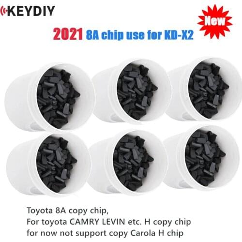 2021 newest veriosn KD 8A chip KEYDIY KD8A Chip H Transponder Chip For Toyota Copy H Chip KD-8A for KD-X2 Key Programmer Tool