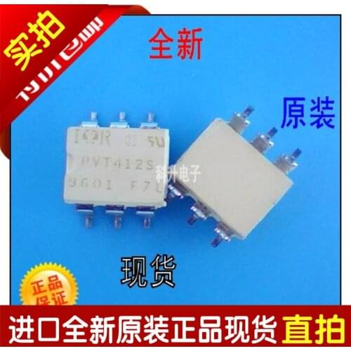 New original PVT412S white SOP-6 chip solid state relay PVT412LS imported optocoupler