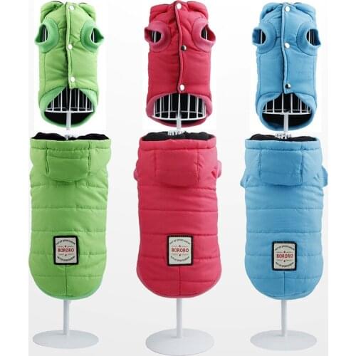 New Winter Dog Coat Jacket Cotton Pet Dog Clothing Clothes For Small Dogs Goods For Pets Dog Clothes For York And French Bulldog