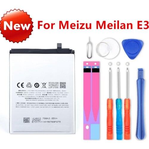 NEW Original High Quality BA851 Battery For Meizu Meilan E3 3360mAh+tools