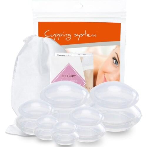 Professional Massage Cups Silicone Vacuum Cupping Ventosas Massage Body Cups Ventouse Anti Cellulite Weight Loss Cupping Cup