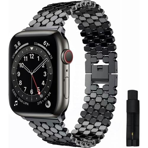 Correa for apple watch strap 44mm 40mm SE 6 5 4 3 42mm 38mm band stainless steel strap for iwatch bands Replacement Bracelet
