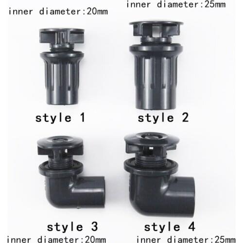 Fish Tank Drainage Joint Aquarium Glass Water Tank Drain Connector Drain Pipes Connectors 1 Pcs