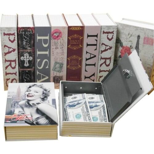 Storage Safe Box Dictionary Book Bank Money Cash Jewellery Secret Security Locker Home Decoration Storage Box