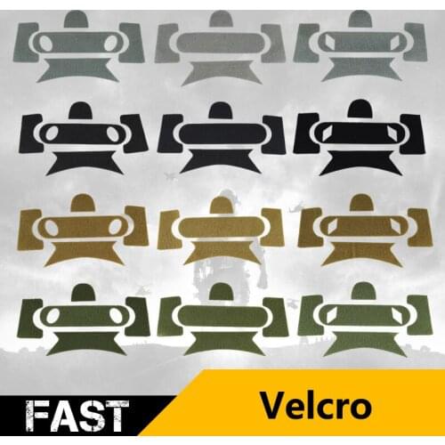 Outdoor Tactical Helmet Velcro 5-piece Pack Helmet Velcro Climbing Cycling Fast Helmet Cover Parts CS field helmet accessories