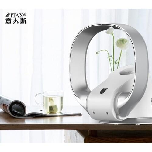 Super quiet variable speed non-blade bladeless fan practical home office has the remote timing function folding ITAS6623A