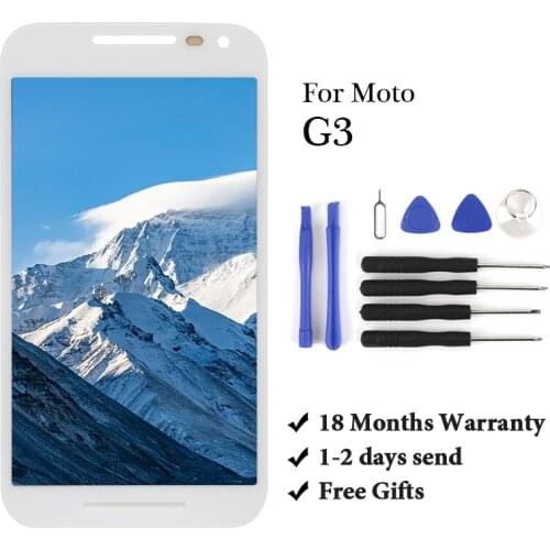 For Motorola Moto G3 LCD Display Touch Screen Digitizer For moto G3 xt1544 xt1540 LCD Display Assembly For MOTO G3 LCD display