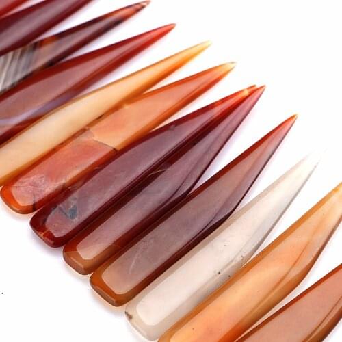1Pcs Natural Agate Scoring Folding Creasing Paper Leather Crafts DIY Handmade Leather Tool Accessory