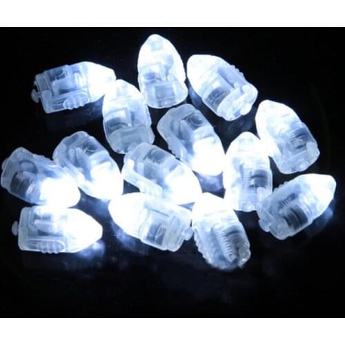 10/50 Pcs White LED Balloon Lights Mini Flash Shine Lamps For Lantern Christmas Wedding Party Decoration Decor