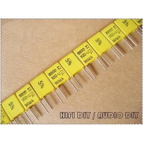 10PCS/50PCS WIMA FKC2 6800pF 100V 100v6800pf 5% Foil Film Capacitor 6.8nF 682