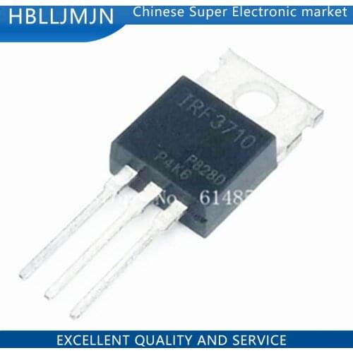 50pcs IRF3710 IRF 3710 Power MOSFET 57A 100V TO-220