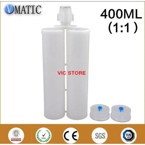 Free Shipping Two Component Cartridge 1:1 For 400ml/cc Dispensing Gun Cartridge