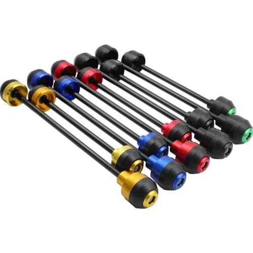 For YAMAHA YZF R1 YZF-R1 2004 2005 2006 Front Rear Wheel Slider Fork Axle Crash Protector Pad Swing Arm Guard Aluminum NEW