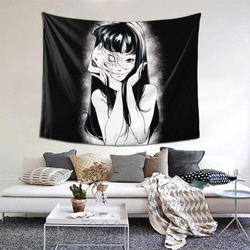 Home Decor Muur Opknoping Gordijn Japanse Manga Horror Wandtapijten Bedroom Decor Hippie Decoration Decoration Mural Tapisserie