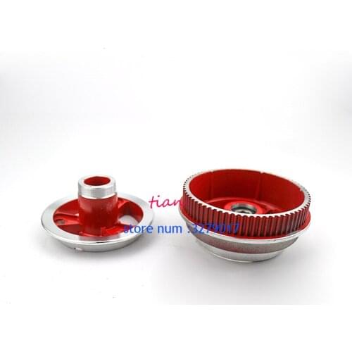 Electric Scooter Tyre Rear Wheel RED Hub 8 inch Scooter 200x50 Tyre Inflation Electric Vehicle Aluminium Wheel