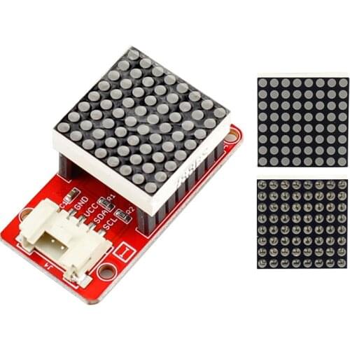 Elecrow Electronic Kit 64 Individual LEDs Crowtail LED Matrix 2.0 Module 8*8 LED Matrix with HT16K33