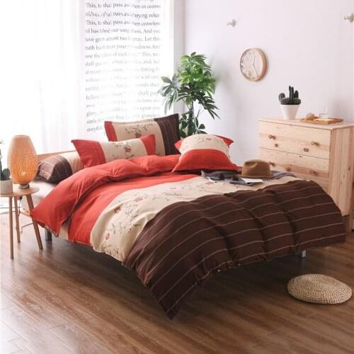 Geometric Ethnic Striped Vintage Queen King Size Bedding Set Duvet Cover Set Bed Linen Bedclothes No Sheet No Filling
