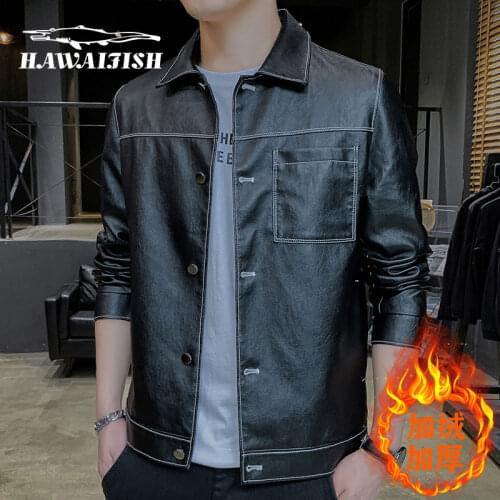 HAWAIFISH Mens Corduroy Jackets