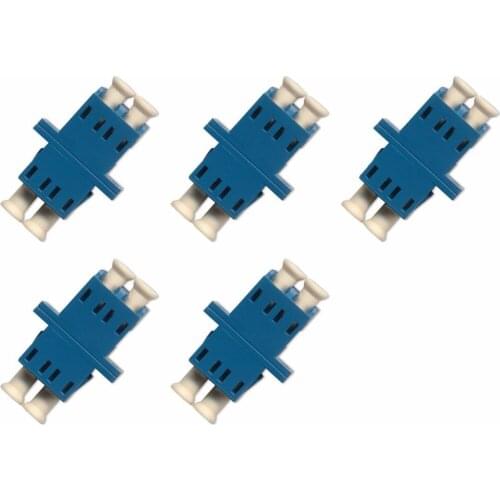 Jyttek 5 Pcs/Lot Fiber Optic Cable Adapter/coupler LC-LC Duplex Singlemode