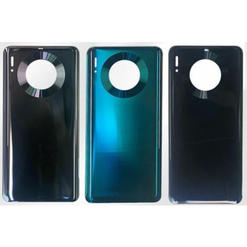 30Pcs Rear Battery Cover Glass Back Housing Door Without Camera Lens For Huawei Mate 30 Pro