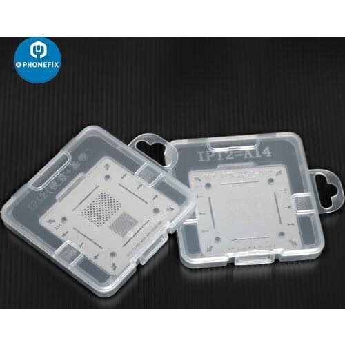 High Quality WL BGA Reballing Stencil Kit Set Solder Template for iPhone A14 A7 A8 A9 A10 A11 A12 CPU Soldering Repair Tools Kit