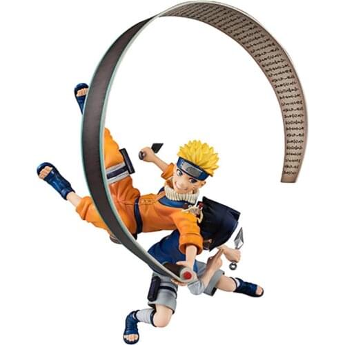 NARUTOS Shippuden GK GEM Uzumaki NARUTOS Uchiha Sasuke Battle Ver. Action Figure Anime Model 19cm Statue Collectible Toy Figma