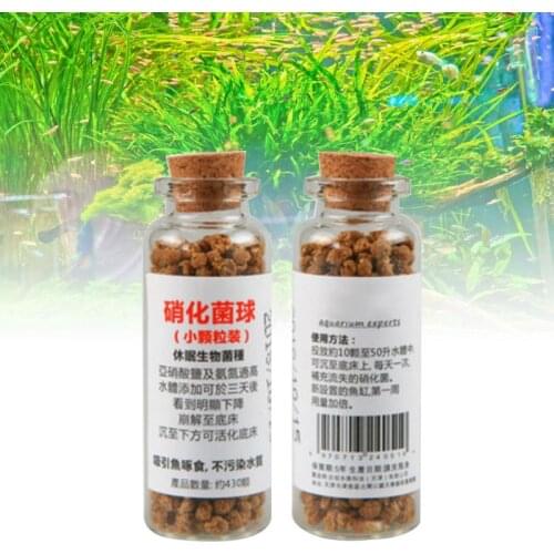 Nitrifying Bacteria Ball Aquarium Fish Tank Water Stability Microbial Balls 85DA