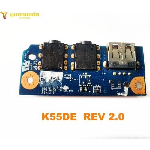Original for ASUS K54DE USB board audio board K55DE REV 2.0 tested good free shipping